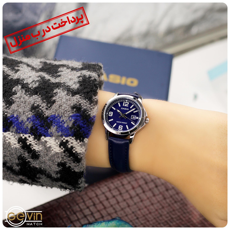 ساعت کاسیو بندچرم زنانه