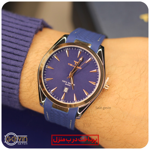 ساعت مردانه بند سیلیکون تلارو