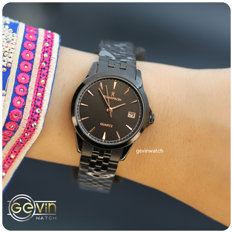 ساعت زنانه رومانسون فلزی کلاسیک