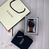 ساعت جولیوس بند جیر مردانه مدل JAH098D