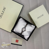 ساعت جولیوس زنانه نگین دار فلزی