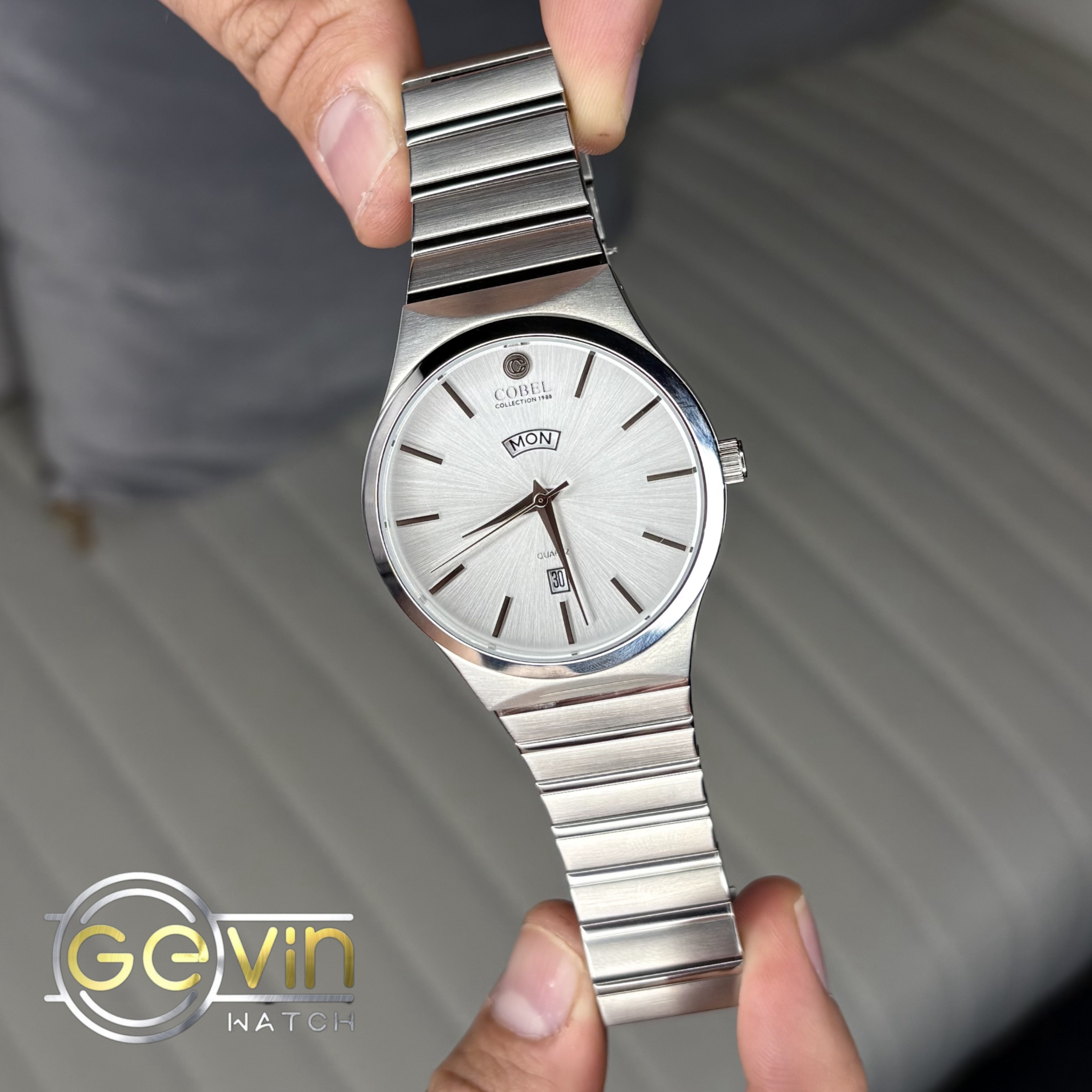 ساعت کوبل مردانه فلزی مدل CB6283G