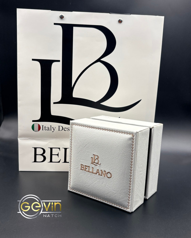 ساعت مردانه بلانو فلزی چهارگوش سه موتور مدل B6108/۲