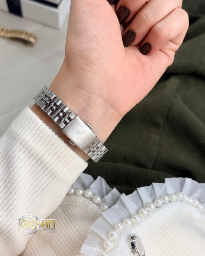 ساعت زنانه بلانو چهار گوش فلزی مدل B1007/5